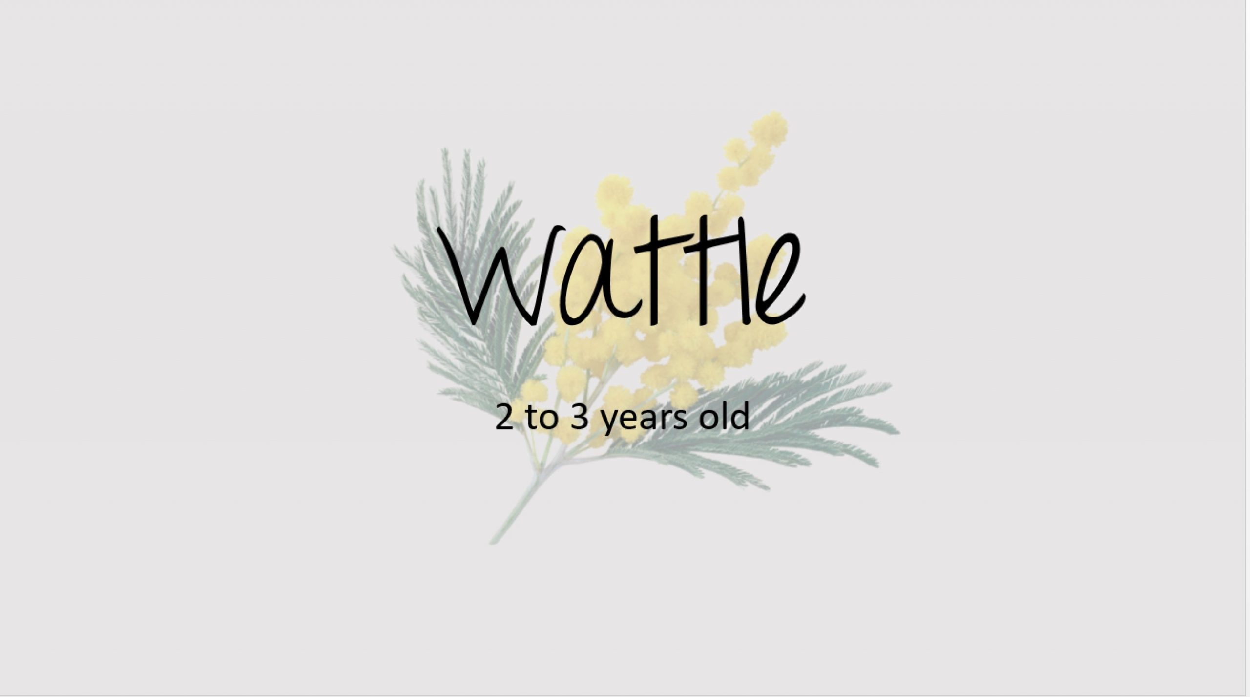 Wattle Title
